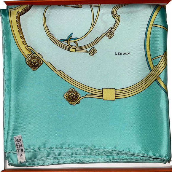 Hermes “Springs” 100% Silk Twill Scarf by Philippe Ledoux 90cm Square NWT/BOX - Picture 15 of 16